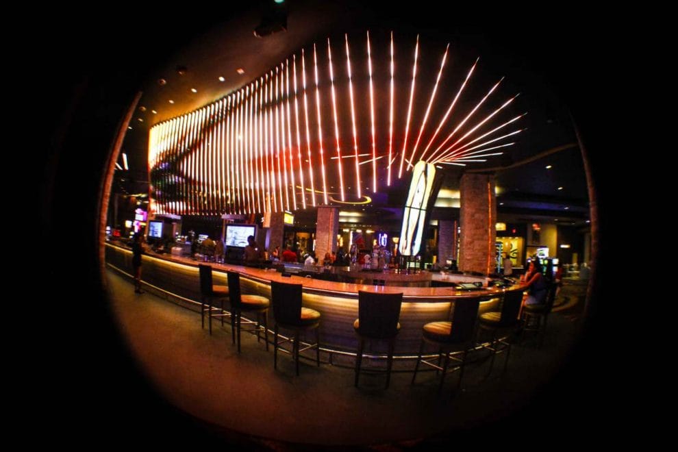 ORO Nightclub bar counter at the Hard Rock Hotel and Casino in Punta Cana