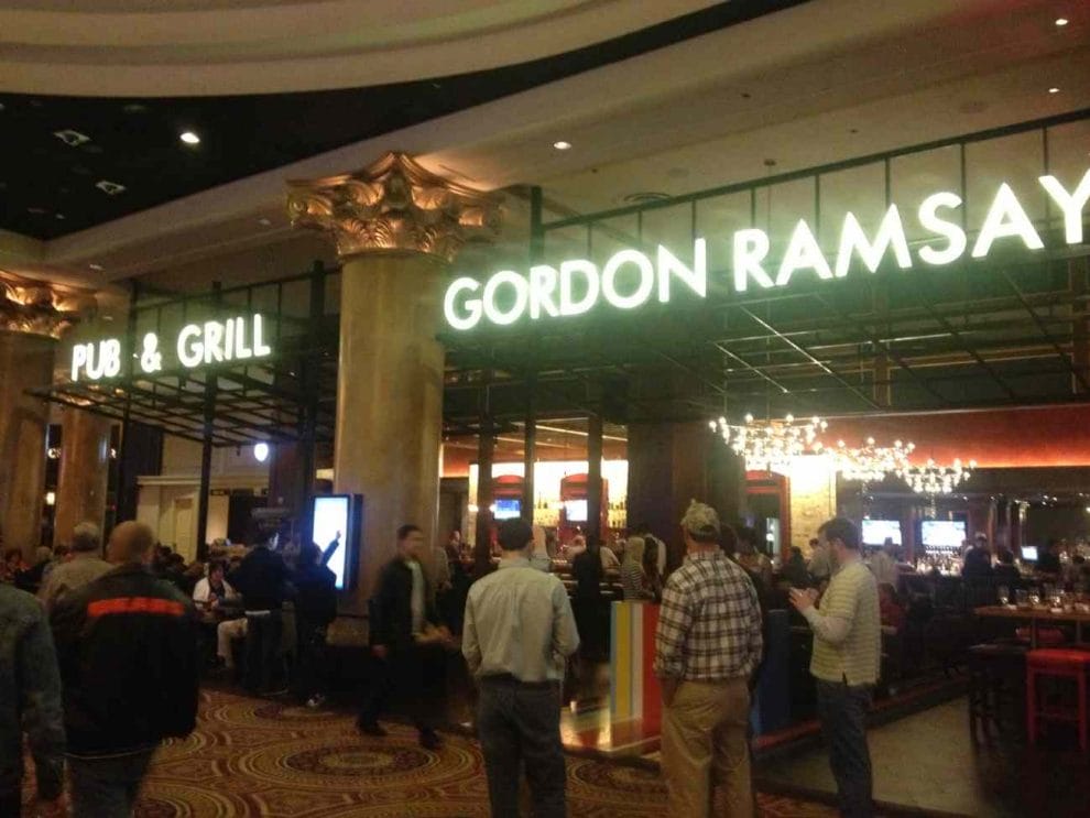 Gordon Ramsay Pub and Grill in Caesars Palace Las Vegas Hotel & Casino.