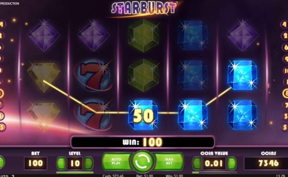 Starburst online slot casino game