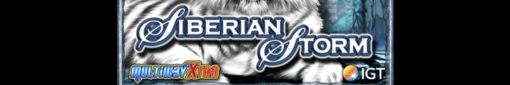Siberian Storm online slot casino game logo