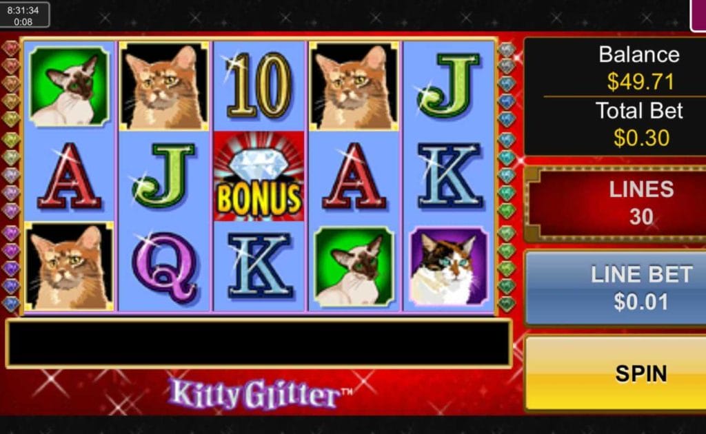 Kitty Glitter online slot casino game