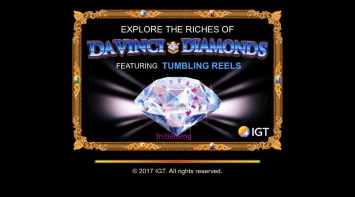 Da Vinci Diamonds online slot casino game