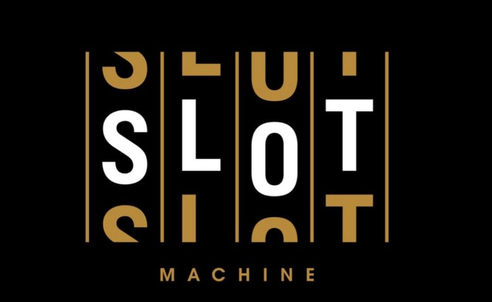Slot machine style modern font, alphabet letters and numbers vector illustration