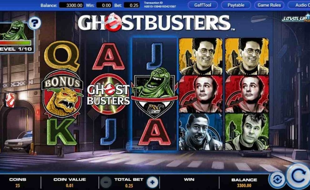 Ghostbusters online slot casino game