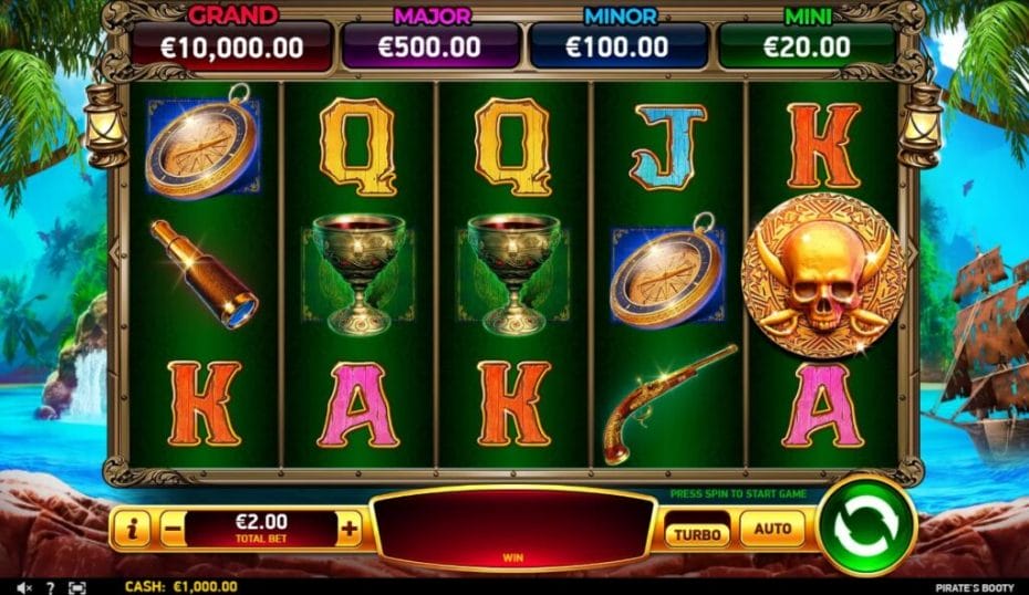 Pirate's Booty online slot casino game