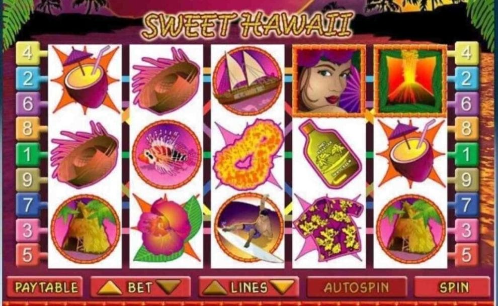 Sweet Hawaii online slot casino game