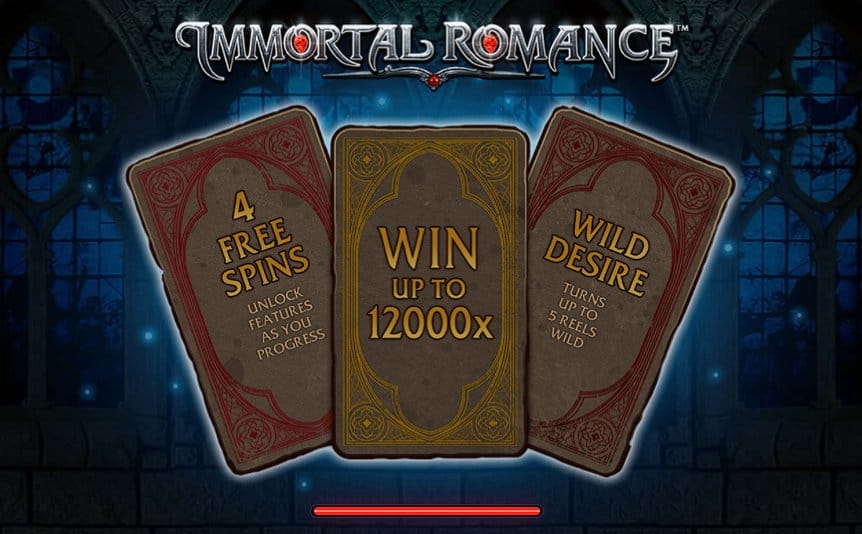 Immortal Romance online slot casino game