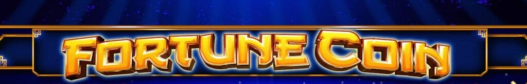 Fortune Coin logo on blue and black background