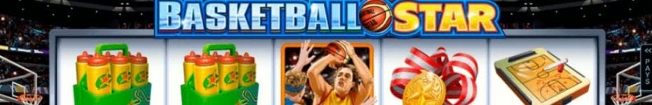  Basketball Star online slot header by Microgaming.