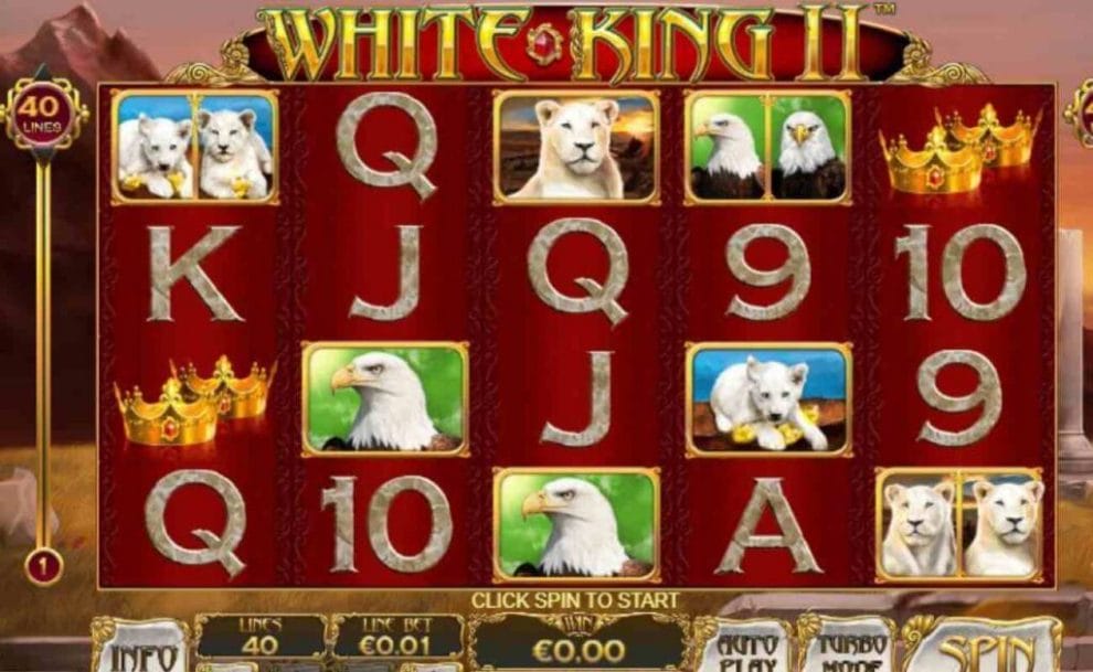 White King II online slot by Playtech.