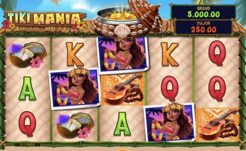 Tiki Mania online casino slot game