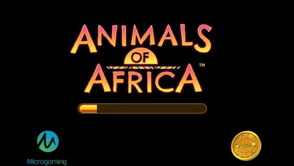A screenshot of the Animals of Africa game’s loading screen.