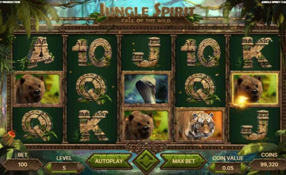 A screenshot of the Jungle Spirit: Call of the Wild game screen. 
