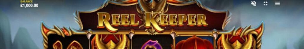 Screenshot of the reels in the Reel Keeper online slot by Red Tiger.