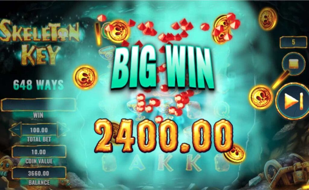 Skeleton Key online slot casino game by IGT.
