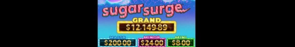 Sugar Surge online slot by Incredible Technologies.