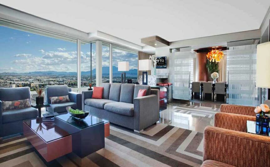 The Executive Hospitality Suite at the ARIA Hotel & Casino.