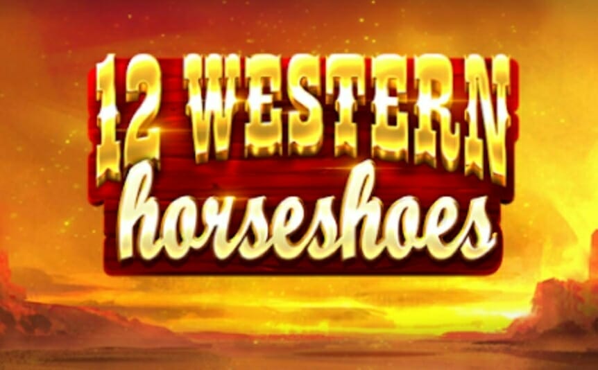 Text 12 Western Horseshoes online slot.