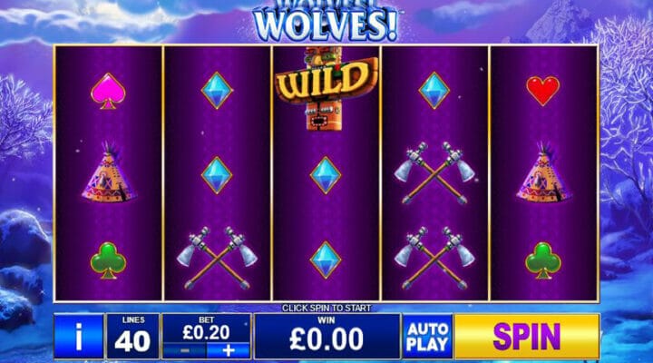 Wolves! Wolves! Wolves! online slot by Playtech.