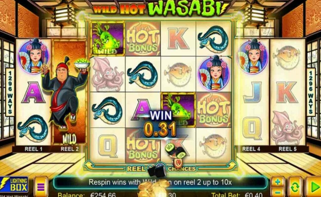 Wild Hot Wasabi online slot by Lightning Box.