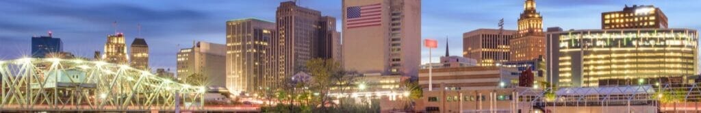 Newark, New Jersey skyline.