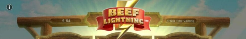 Beef Lightning Megaways online slot by Big Time Gaming.