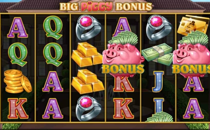 Big Piggy Bonus online slot game.