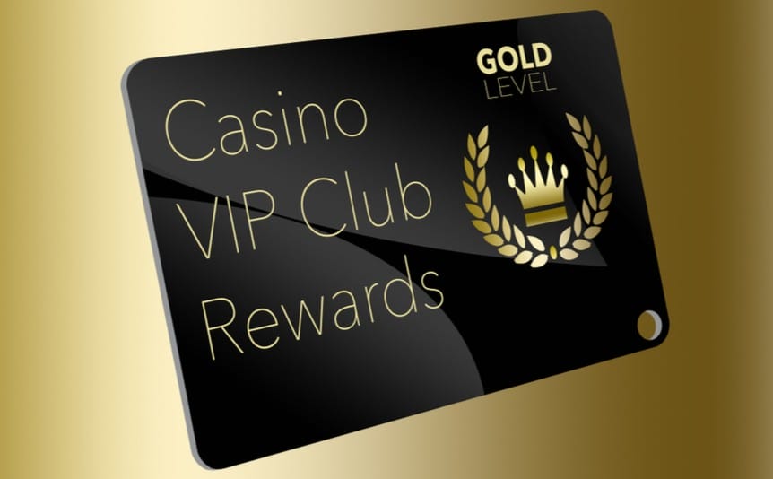 A 3D rendering of a casino VIP loyalty card.