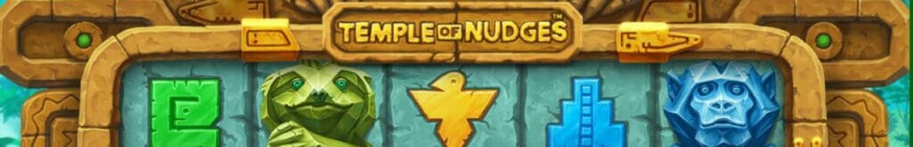 Temple of Nudges online slot game.