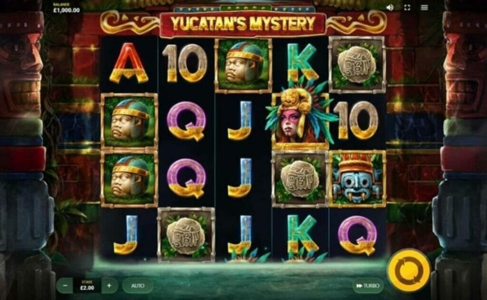 Yucatan’s Mystery online slot game.