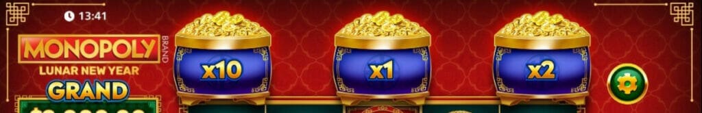 Monopoly: Lunar New Year online slot game.