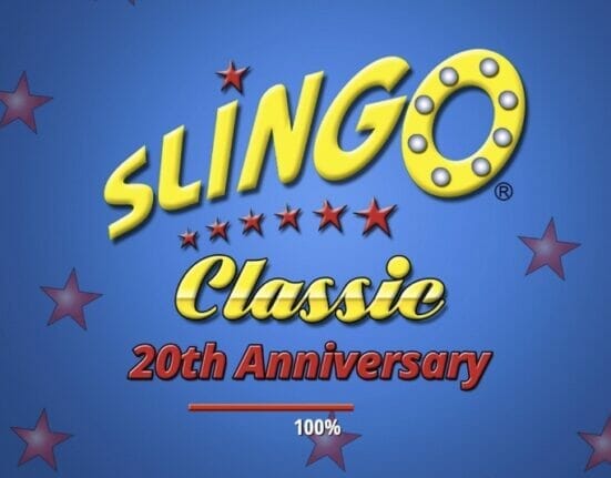 A screenshot of the Slingo Classic logo.