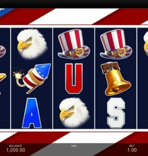 Book of Independence online slot game.