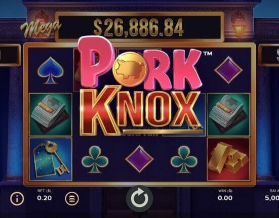 A screenshot of the Pork Knox title.