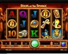 Book of the Sphinx online slot by IGT.