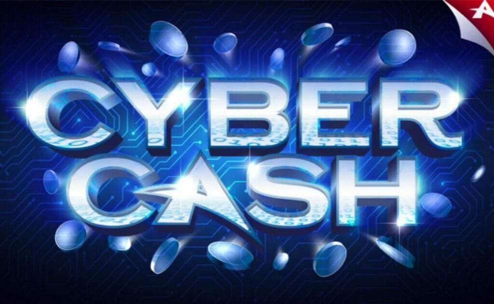 Cyber Cash online slot loading screen.