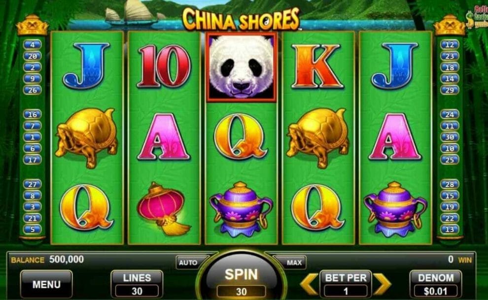 China Shores online slot by Konami.