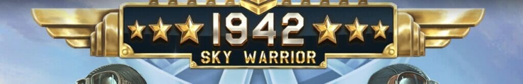 The title for 1942 Sky Warrior Slot game.
