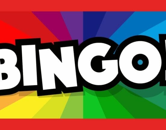 ‘Bingo!’ displayed against a radial, striped background.
