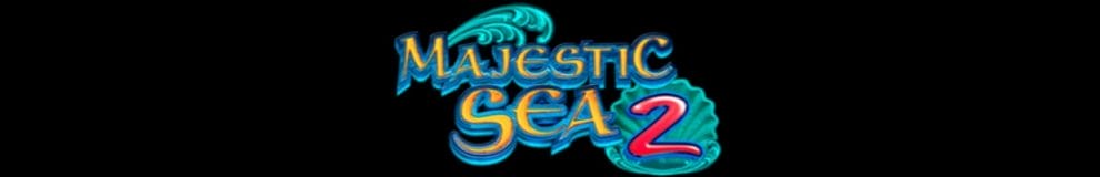 Majestic Sea 2 online slot logo.