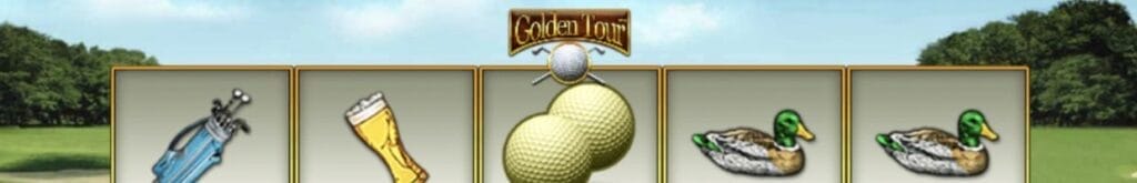 Reel spin of Golden Tour.