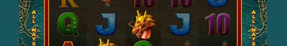 Fortune Dragon online slot win screen.