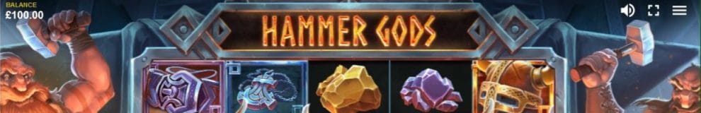 Hammer Gods online slot game.