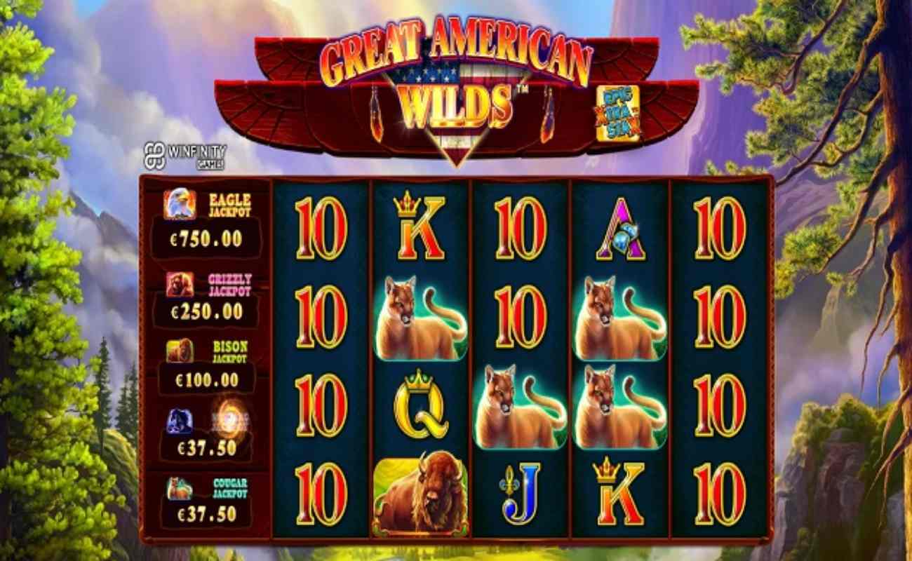 Great American Wilds online slot game.