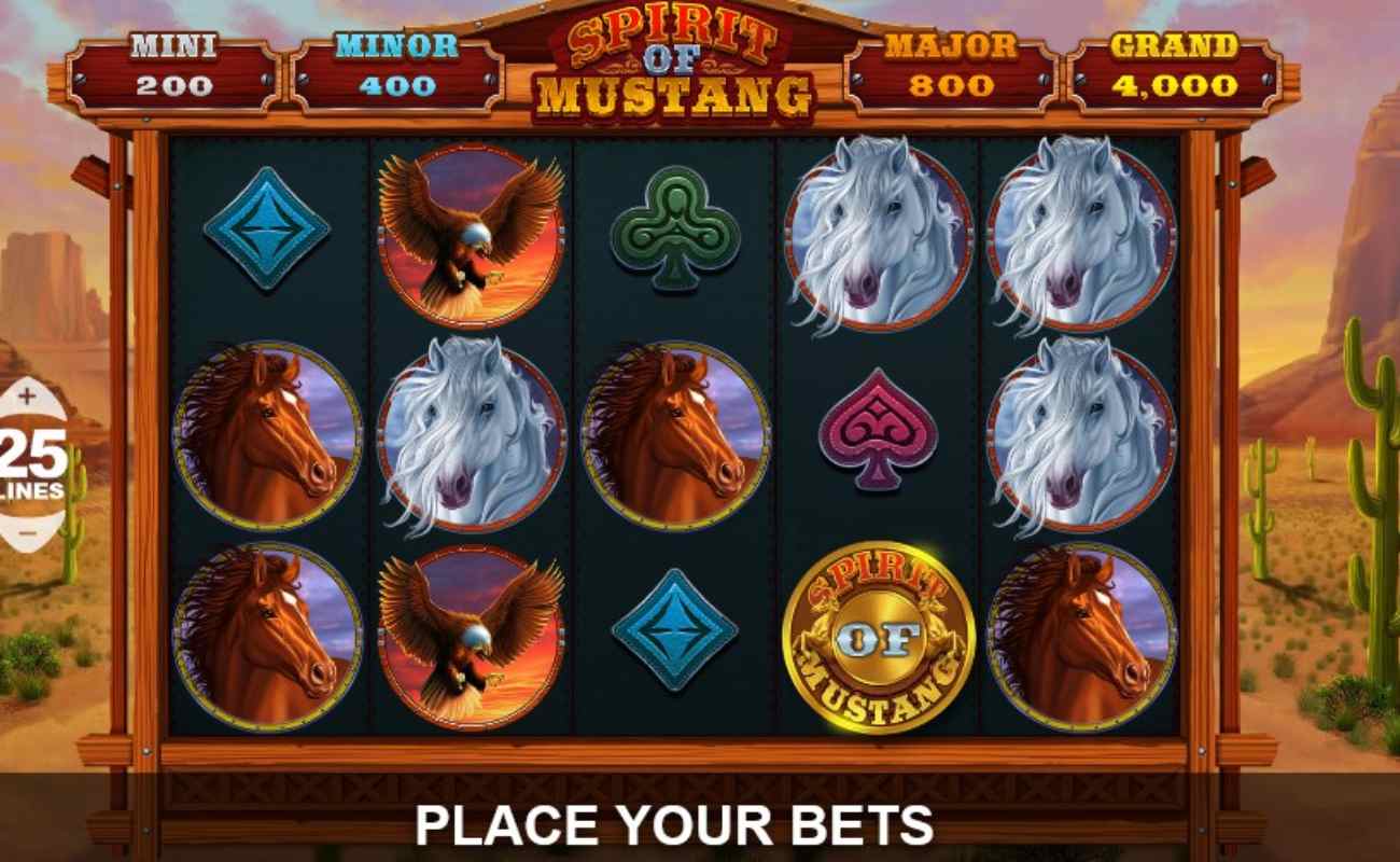 Spirit of Mustang online slot game.