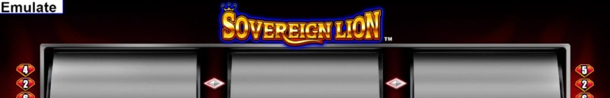 Sovereign Lion online slot game.