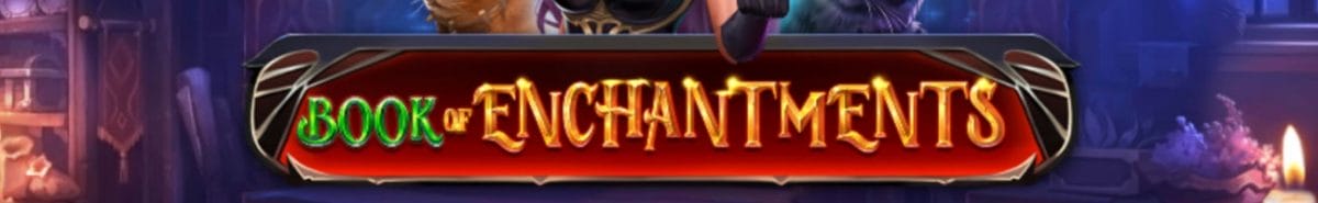 Book of Enchantments online slot loading screen.