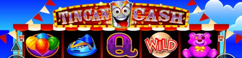 Tin Can Cash online slot game.