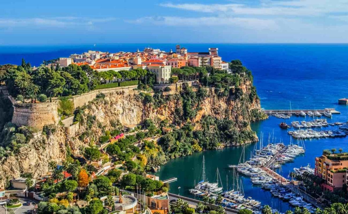 A view of the marina in Monte Carlo. 