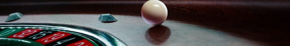 A close-up view of the inside of a roulette wheel.